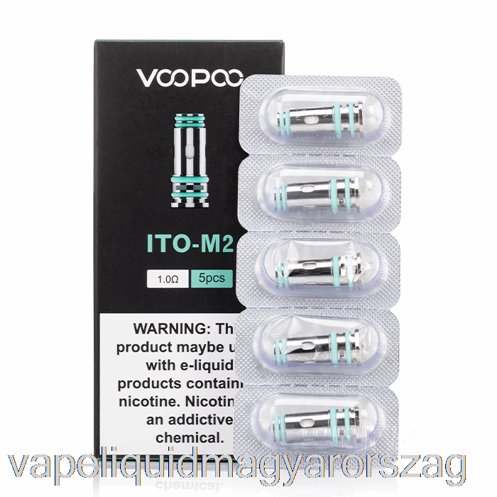 Voopoo Ito Cseretekercsek 1,0 Ohm Ito-m2 Mesh Tekercsek Vape Toll